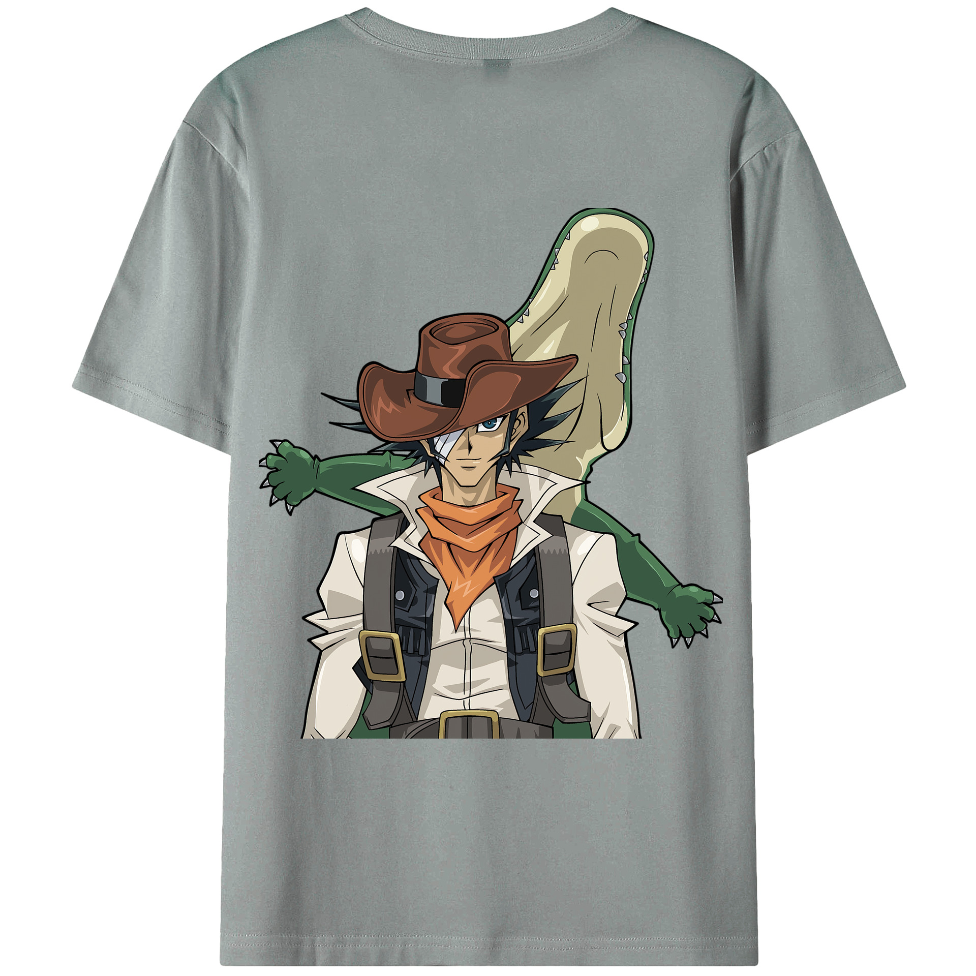 （画像用） 遊☆戯☆王 Yu-Gi-Oh! 綿100％ メンズ半袖Tシャツ（バックプリント） 通気性